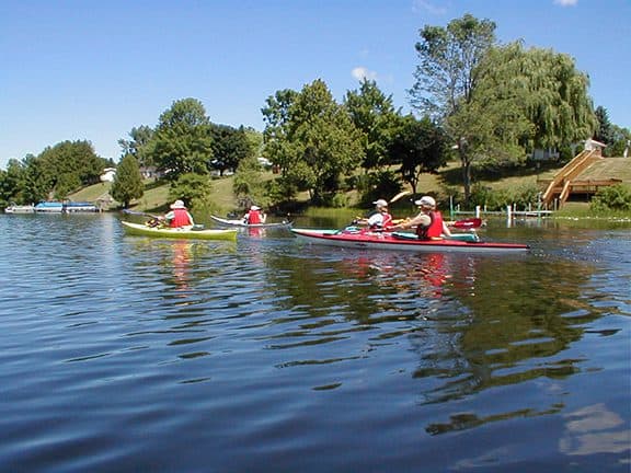 Kayaking on Black Lake