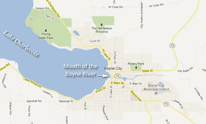 Boyne River Map