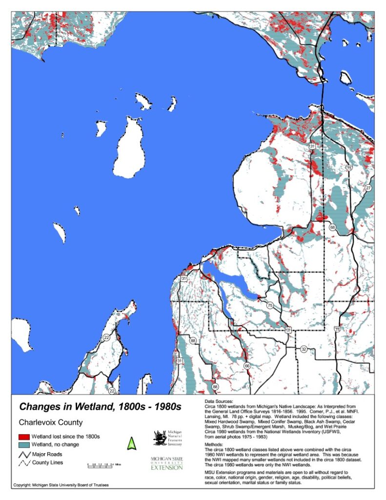Charlevoix County Wetland Changes
