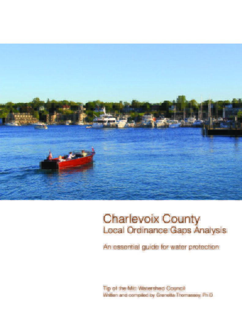 2011 Charlevoix County Local Ordinance Gaps Analysis