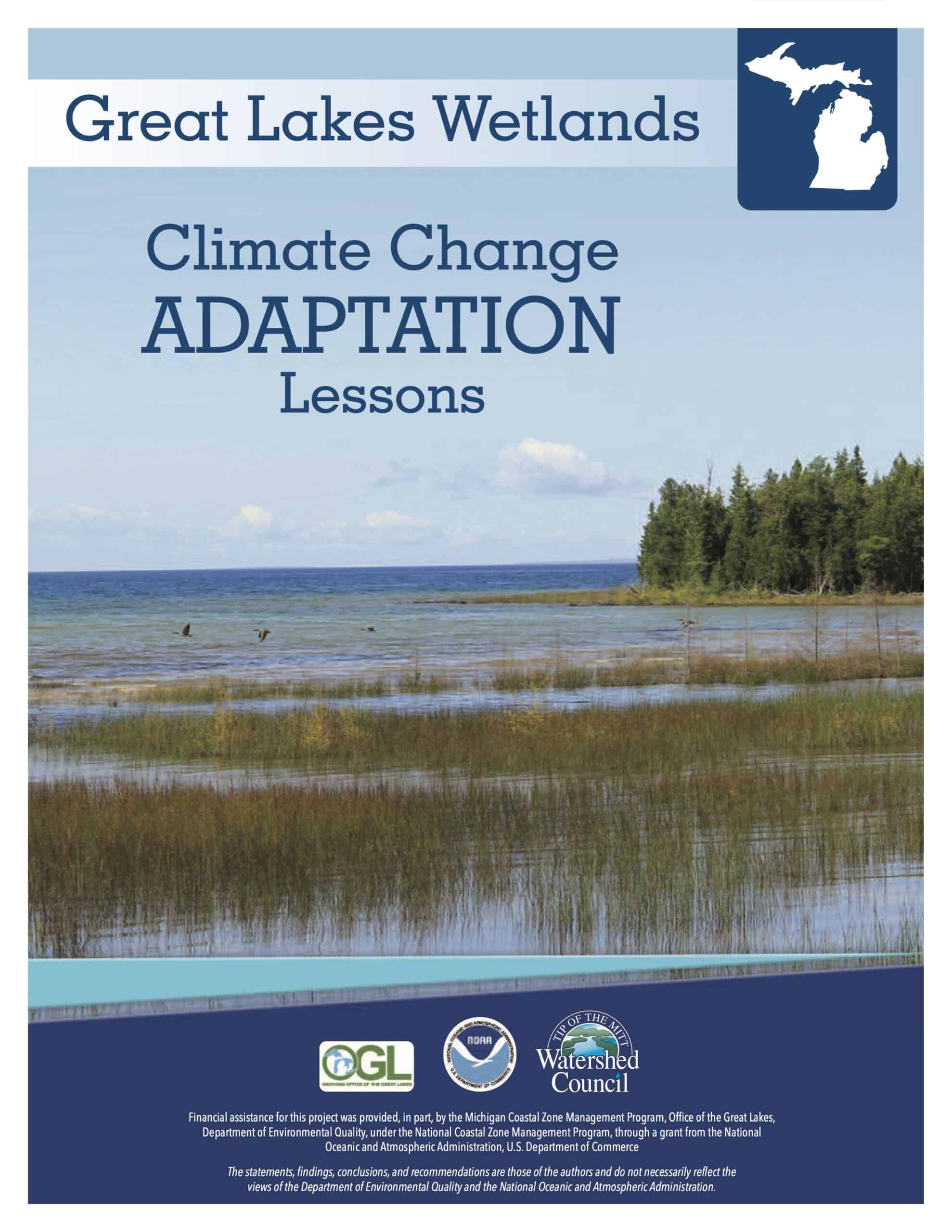 2017 Climate Change Adaptation Lessons - Tip of the Mitt Watershed Council